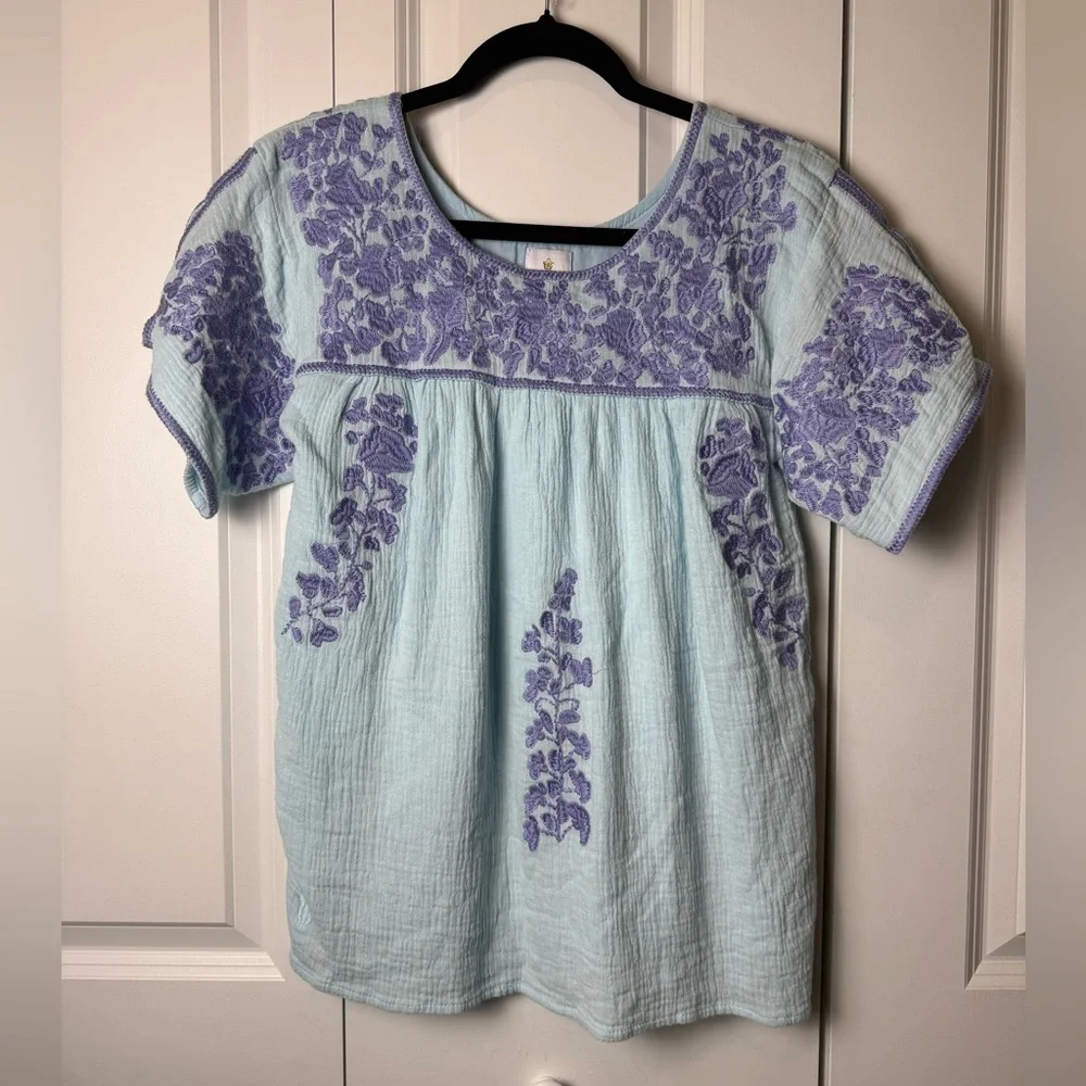 J.Marie embroidered top - Picture 1 of 4